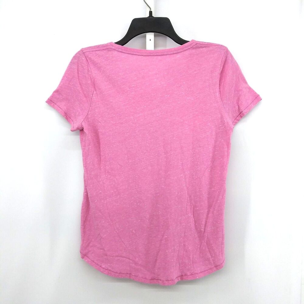 Sonoma Shirt Womens Size S Pink Short Sleeve V-Neck Pullover Top - Picture 2 of 5